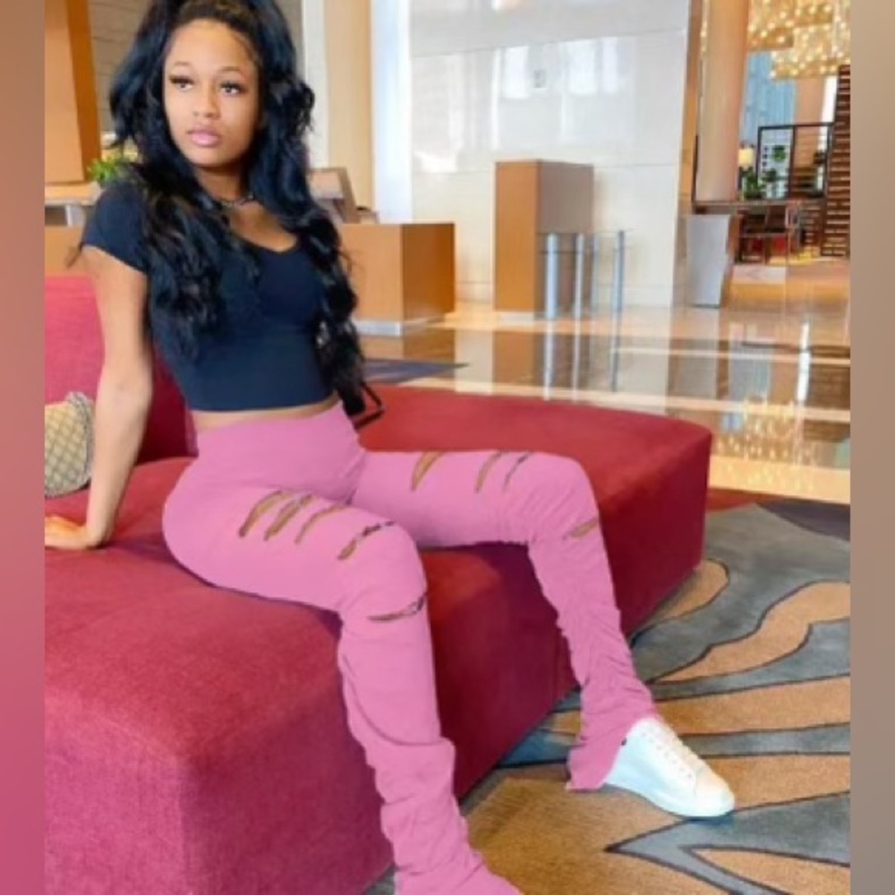 High-Waisted Body-Con Flared Leggings